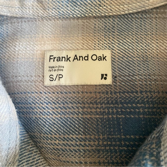 Blue Frank And Oak Flannel(2 for $30) - Picture 5 of 7